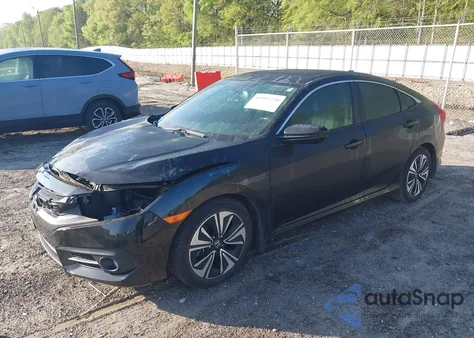 2017 Honda Civic Ex-L из США, поврежденный, VIN 19XFC1F71HE012575